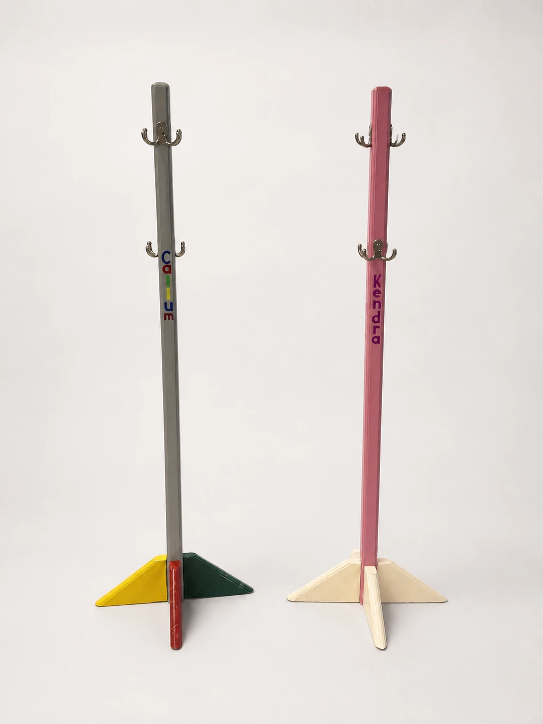 Set of 2 Kids’ Wooden Coat Racks