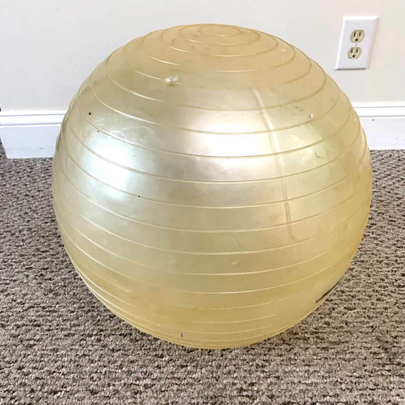 Exercise Stability Ball Yoga Fitness Core Workout Home Gym Ball