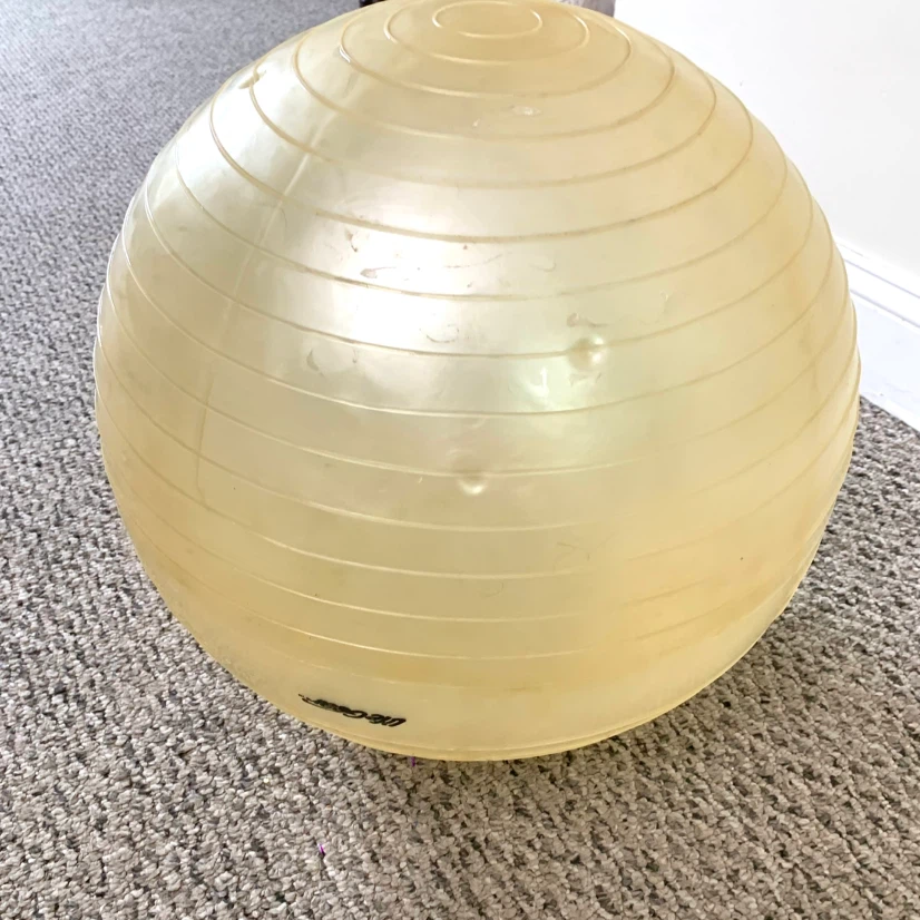 Exercise Stability Ball Yoga Fitness Core Workout Home Gym Ball - photo 4