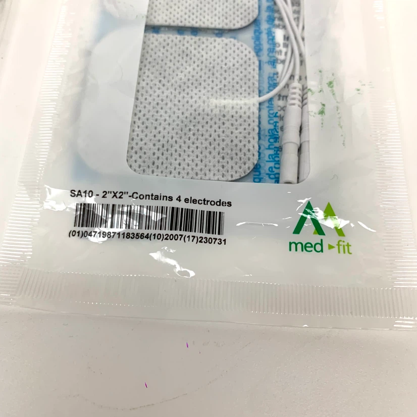 2 Packs TENS Electrode Pads 2x2 Replacement Machine Pads 8 Total - photo 3