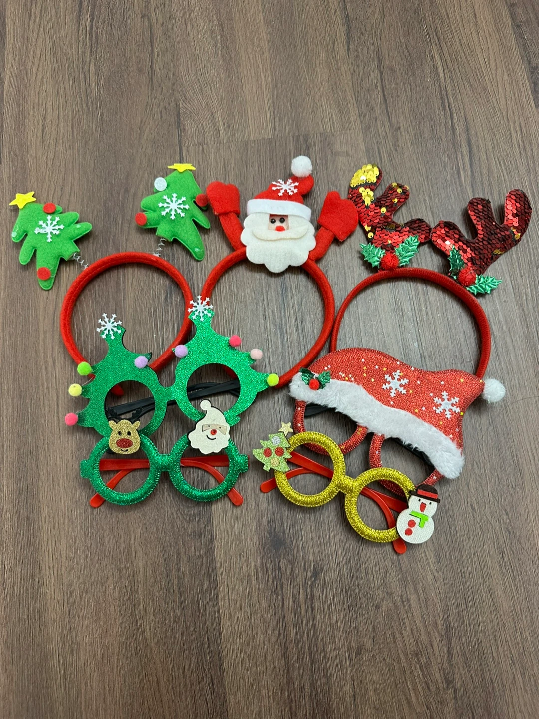 Christmas Party Headbands and Glasses + Christmas banner - photo 2