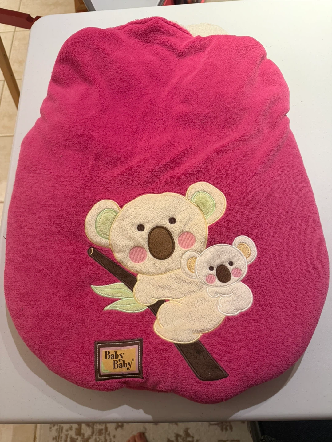 Baby Baby Pink Koala Bunting Bag