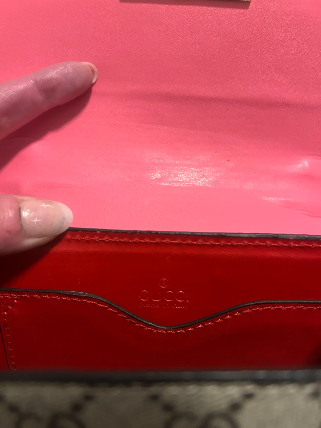 Gucci Pink & Brown GG Monogram Shoulder Bag - photo 4