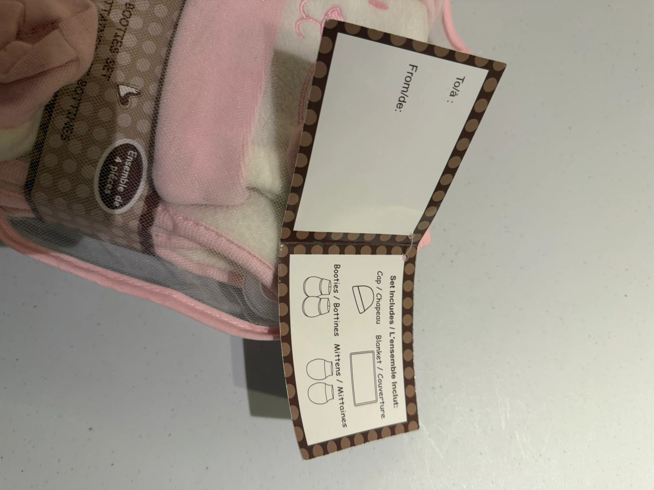 Baby 4-Piece Set - Blanket, Cap, Mittens & Booties - photo 2
