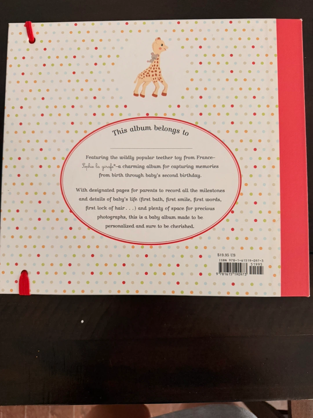 My Baby Album with Sophie la girafe - photo 2