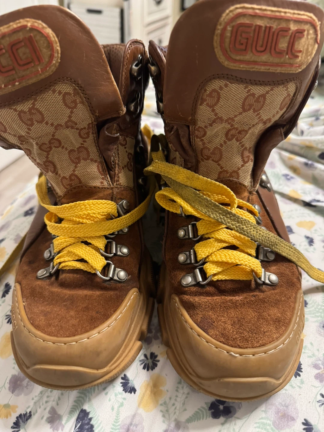 Gucci Brown Suede Hiking Boots - photo 2