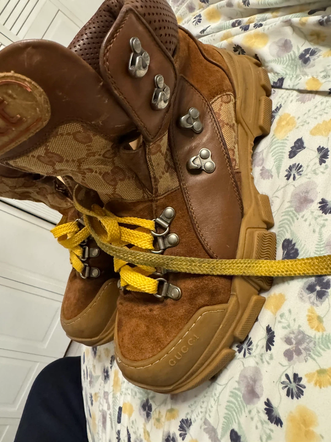 Gucci Brown Suede Hiking Boots - photo 5