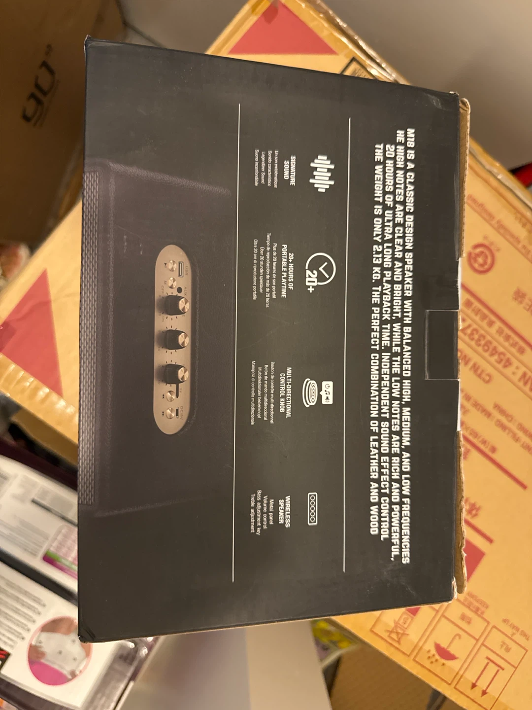 Bluetooth Speaker - Black with box - photo 3