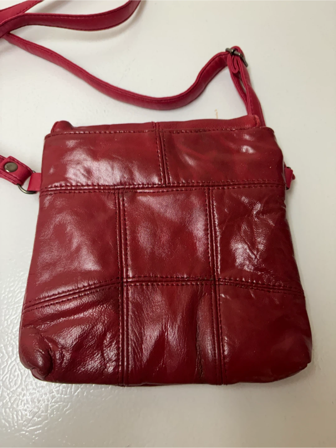 Red  Crossbody Purse