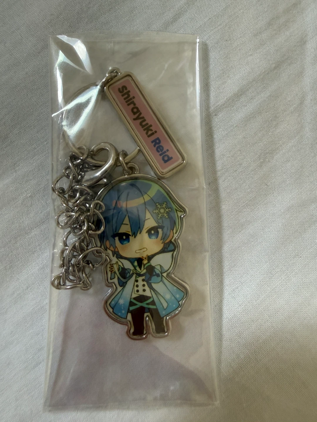 Shirayuki Reid Neoporte vtuber metallic charm keychain - photo 2