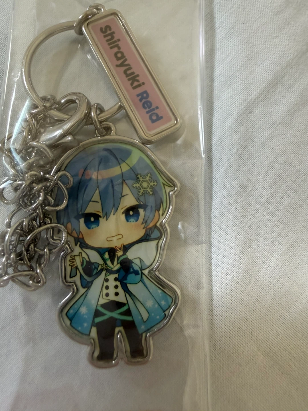 Shirayuki Reid Neoporte vtuber metallic charm keychain - photo 4