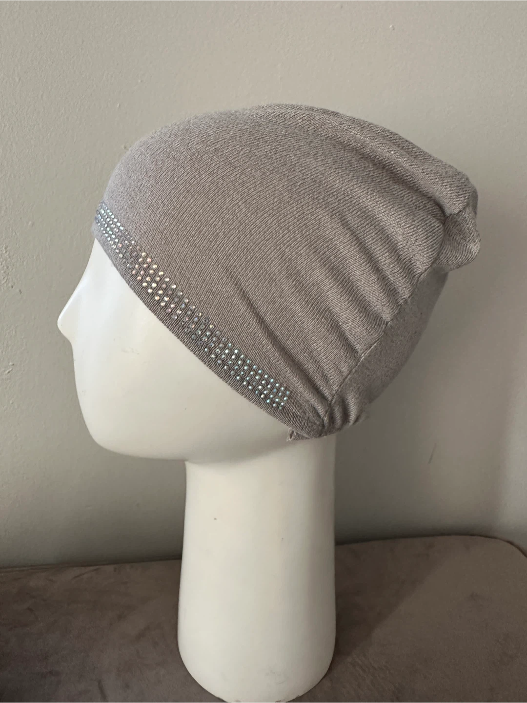Sparkly Grey Beanie Hat - photo 2