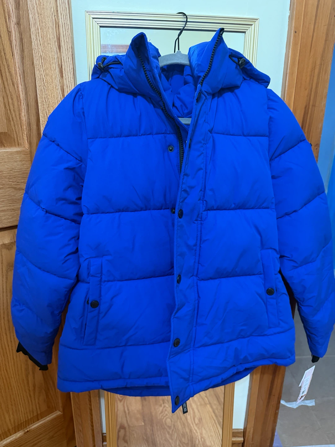 BCBG Max Azria Puffer Jacket - Blue - Size S