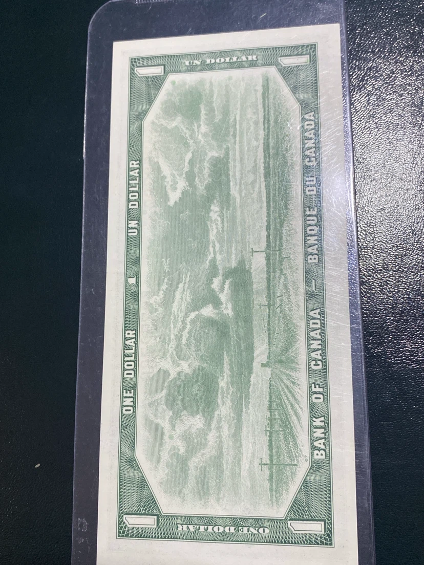 1954 Canadian One Dollar Bill - Bank of Canada - photo 2