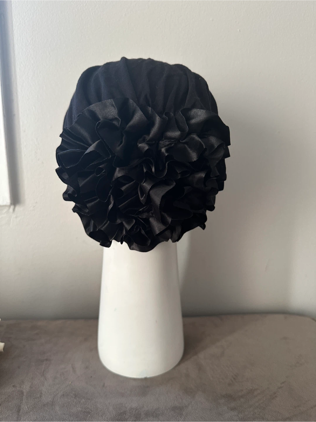 Black Ruffled Head Wrap - $5 - photo 2