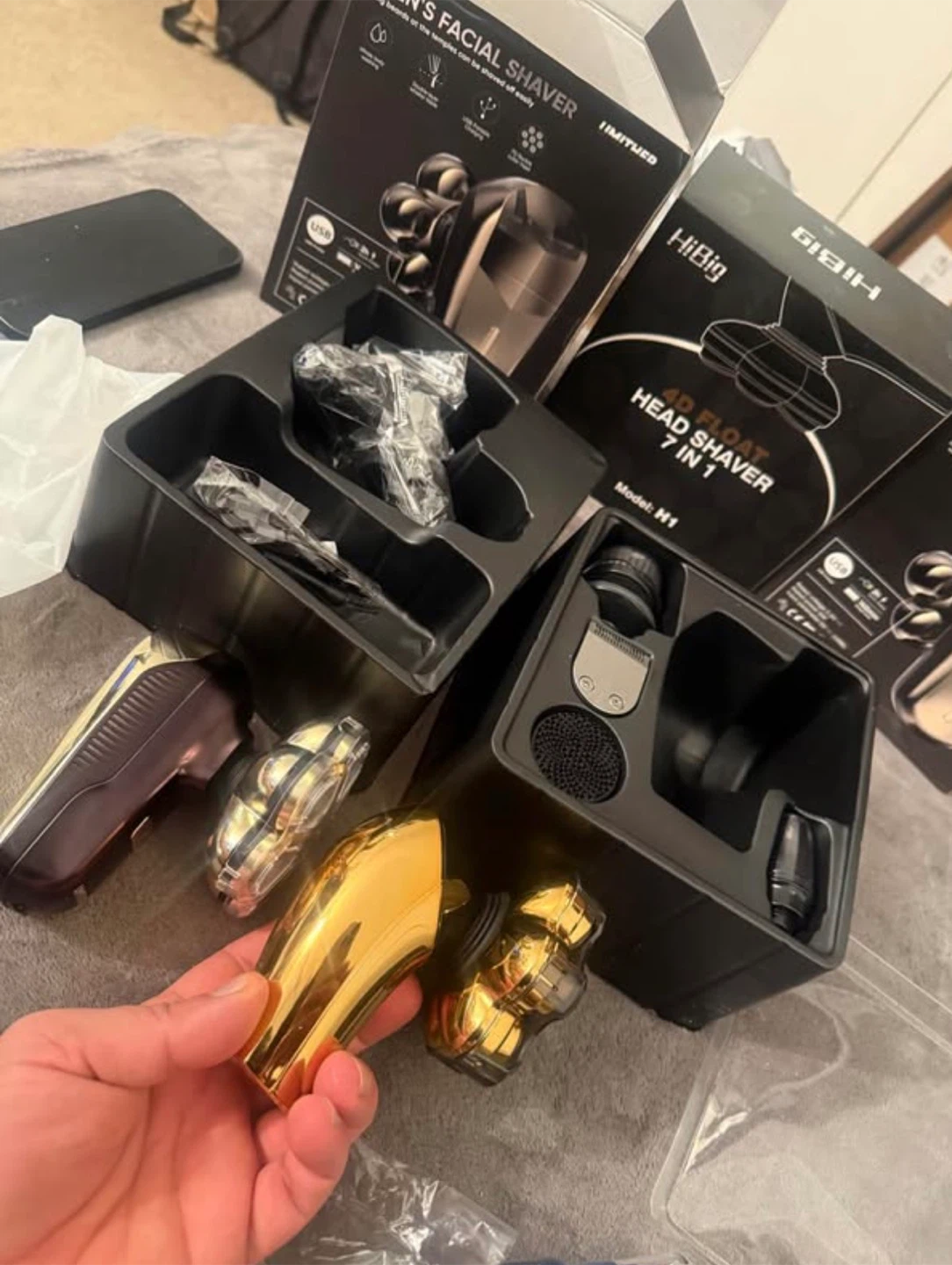 Men's Facial Shaver 7-in-1 Electric Grooming Kit - photo 3