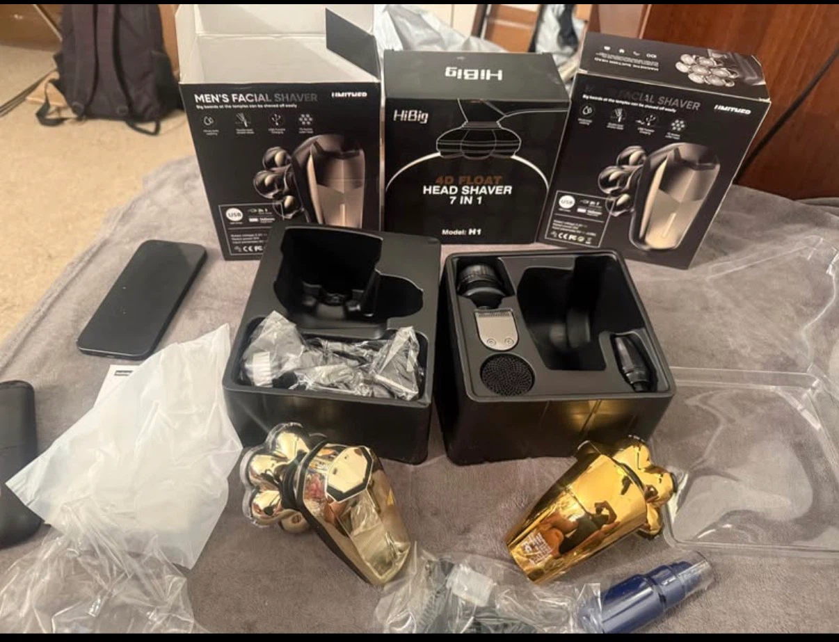 Men's Facial Shaver 7-in-1 Electric Grooming Kit - photo 4