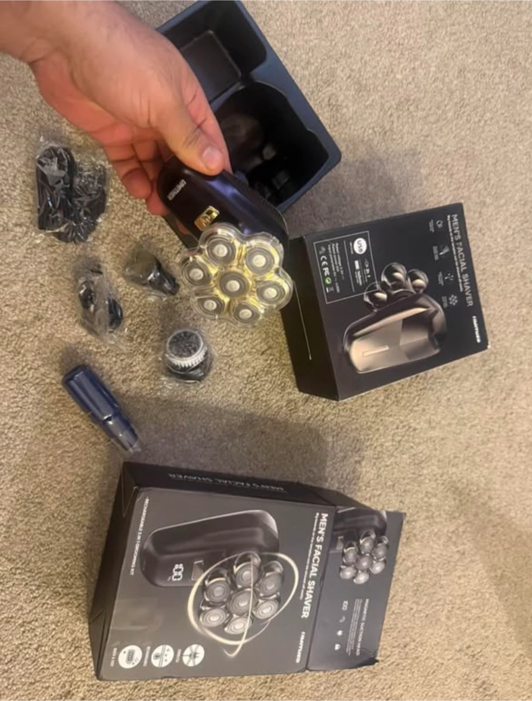 Men's Facial Shaver 7-in-1 Electric Grooming Kit - photo 5