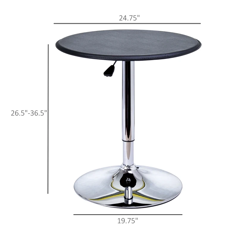 HOMCOM Modern Round Bar Table - photo 2