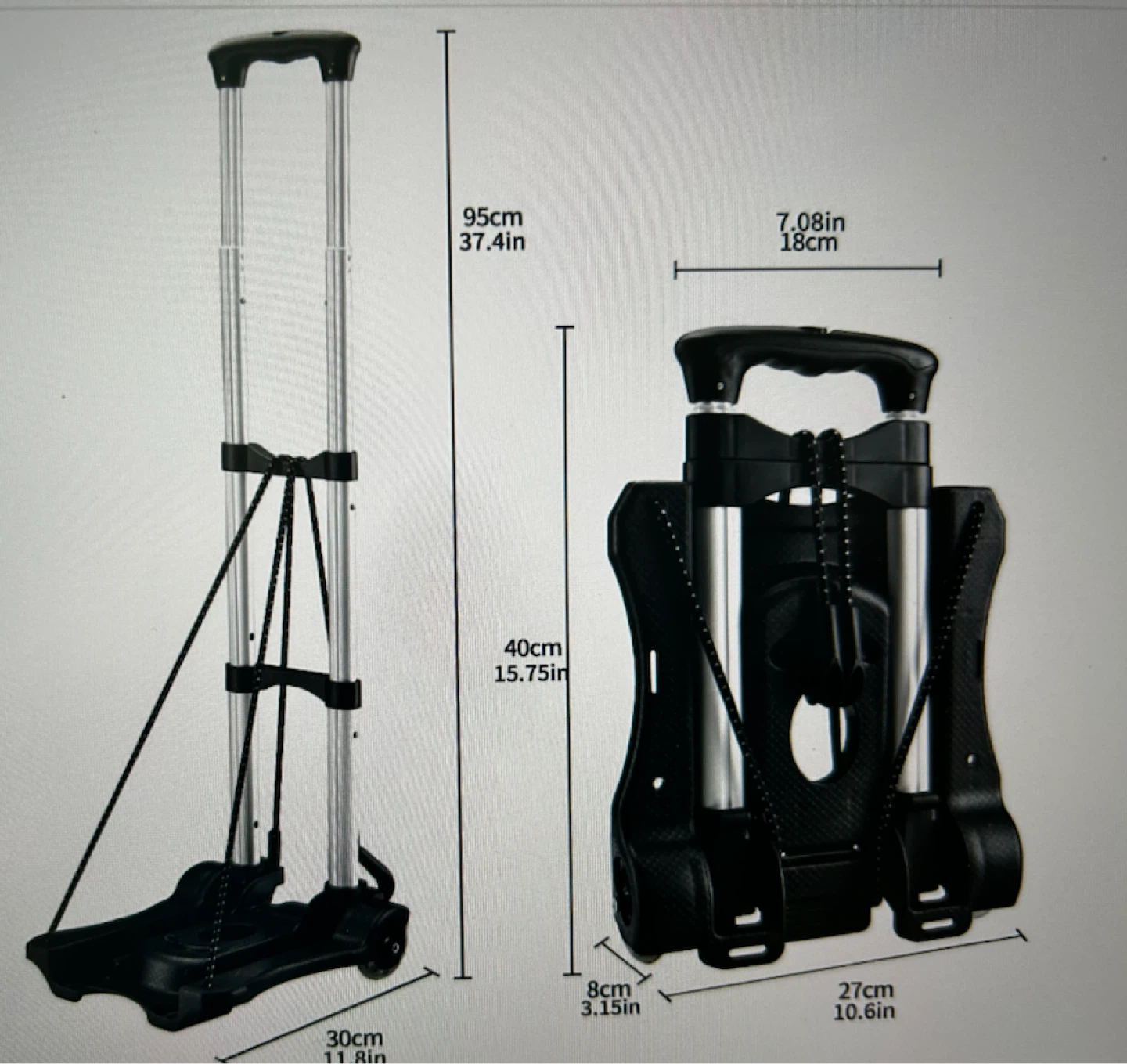Folding Luggage Cart Trolley - photo 5