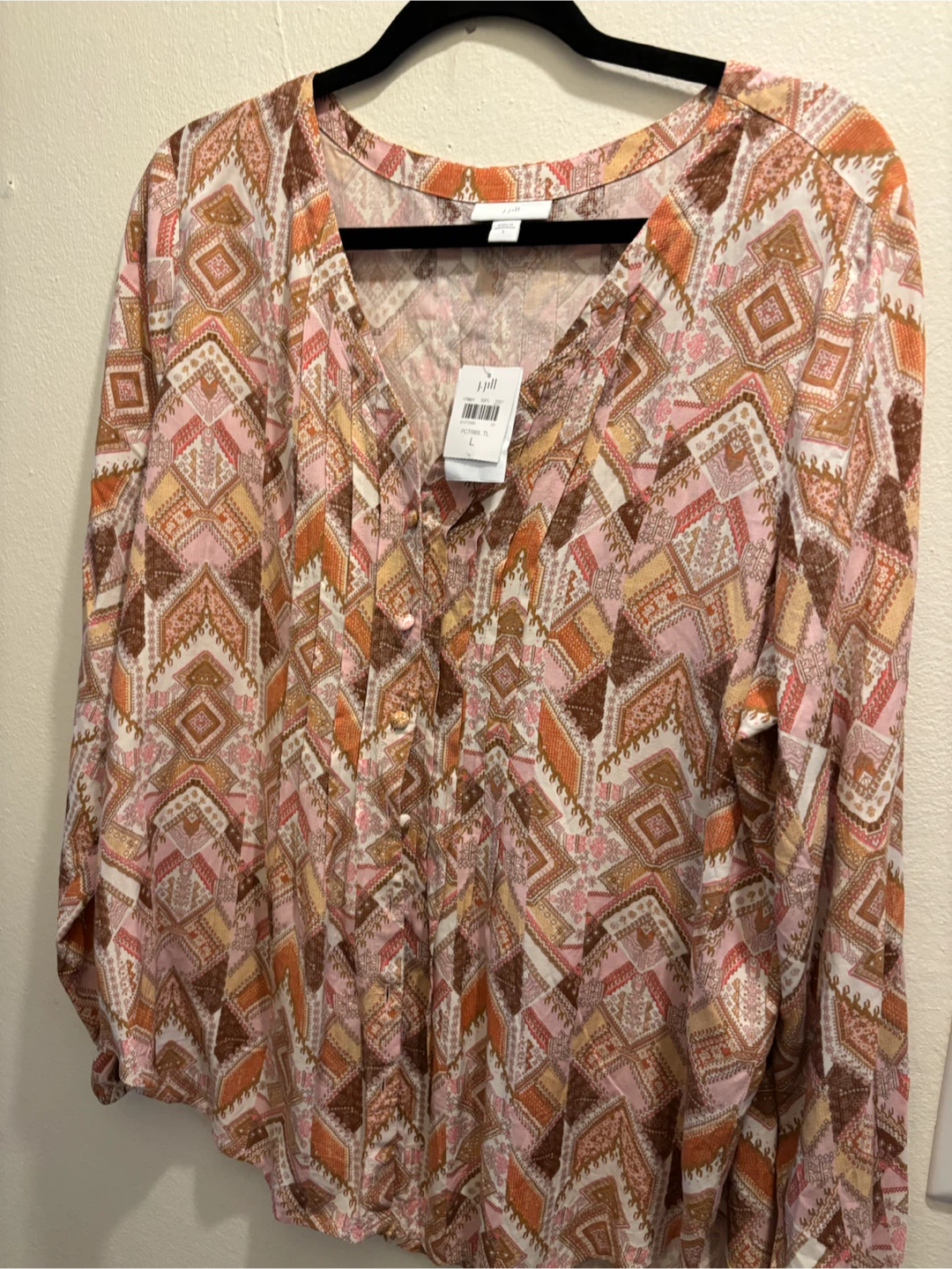 MEW-Large-J. Jill Peasant Blouse