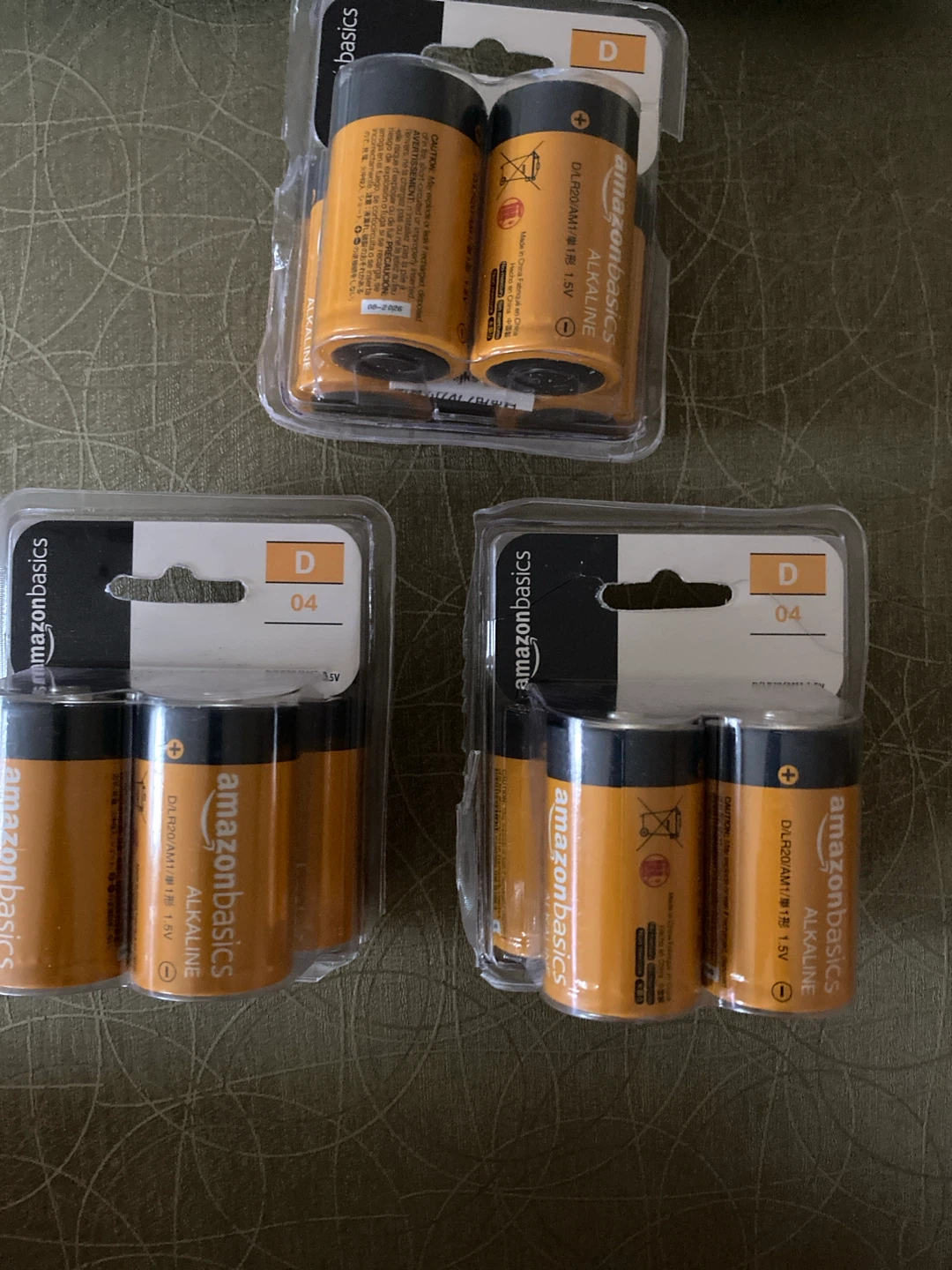 Amazon Basics D Batteries (x10)