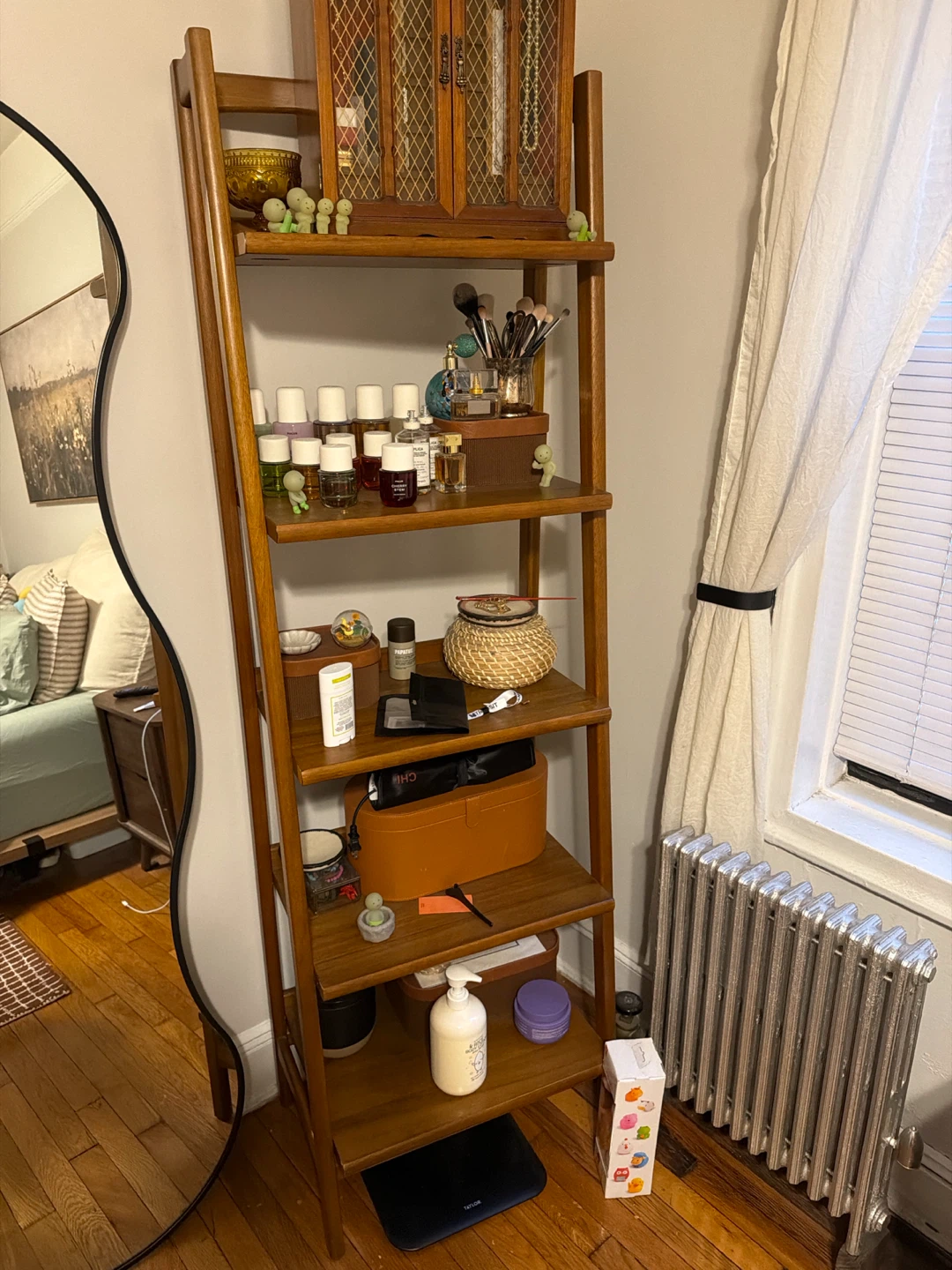 West elm Wooden Ladder Bookshelf - photo 2