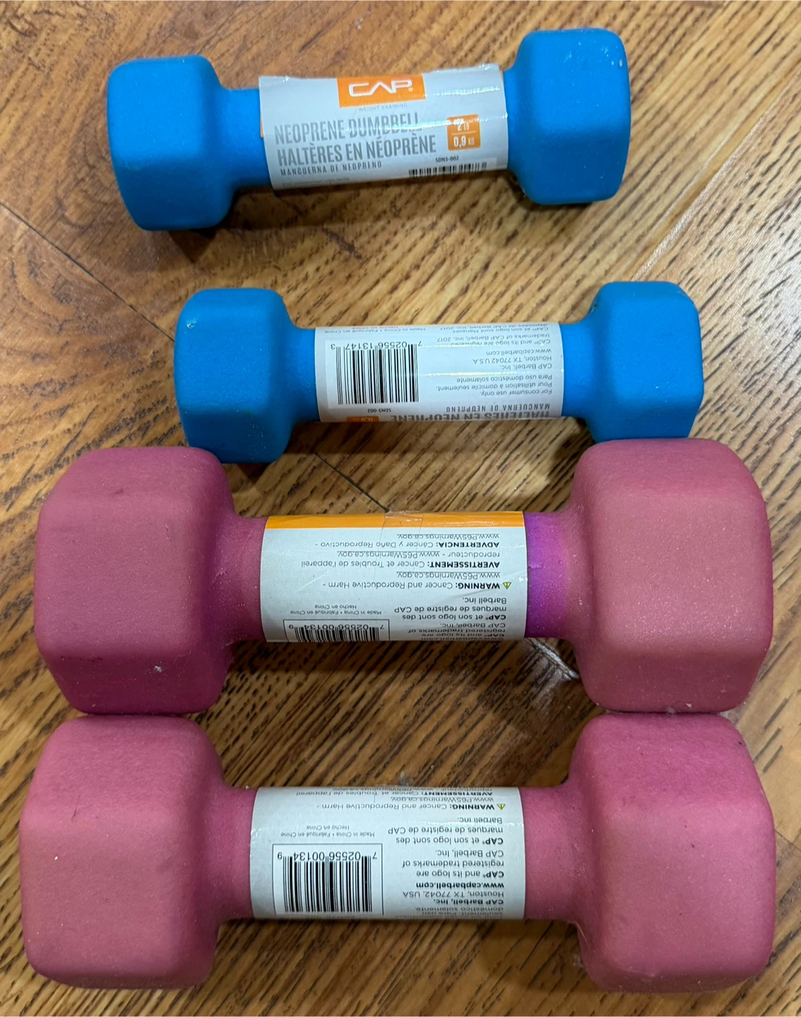 CAP Neoprene Dumbbells - 0.9 kg