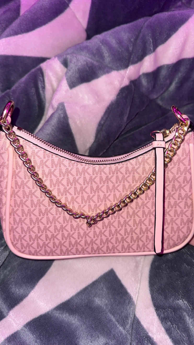 Michael Kors Pink MK Signature Shoulder Bag - photo 3