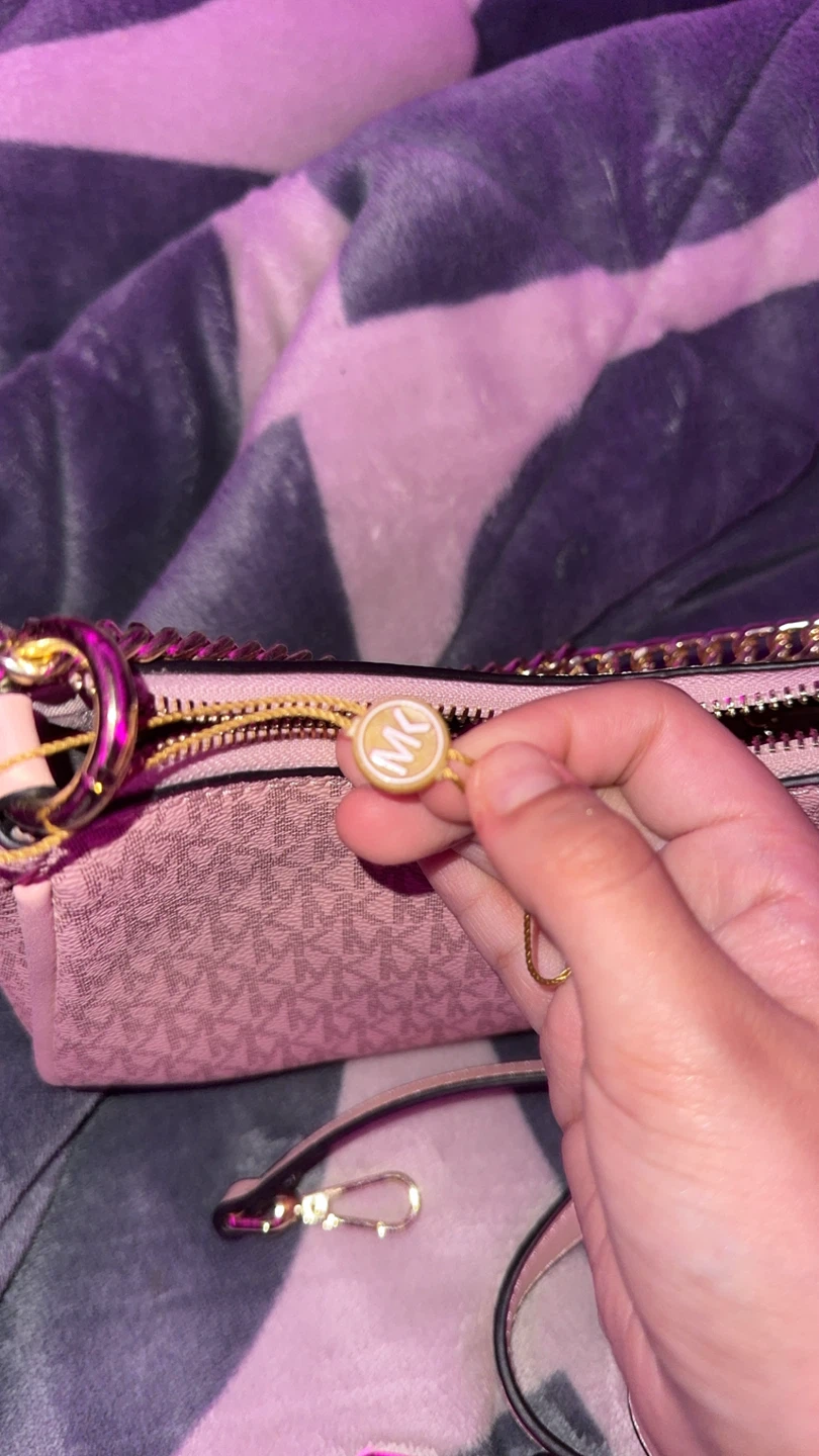 Michael Kors Pink MK Signature Shoulder Bag - photo 5