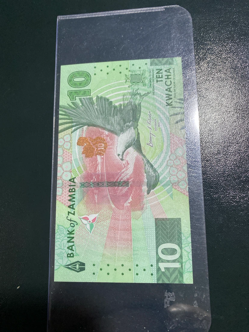 Bank of Zambia 10 Kwacha Banknote