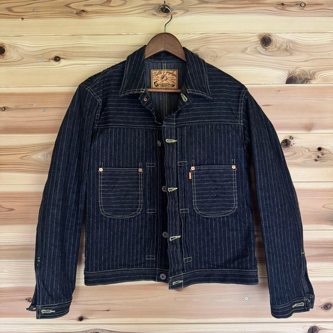 Graphzero Herringbone Selvedge Denim Jacket