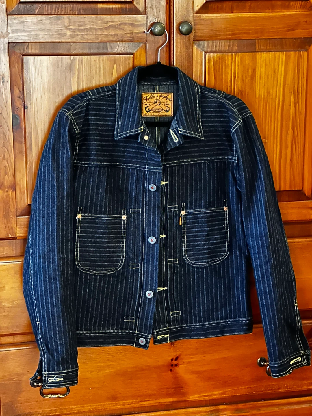 Graphzero Herringbone Selvedge Denim Jacket - photo 3