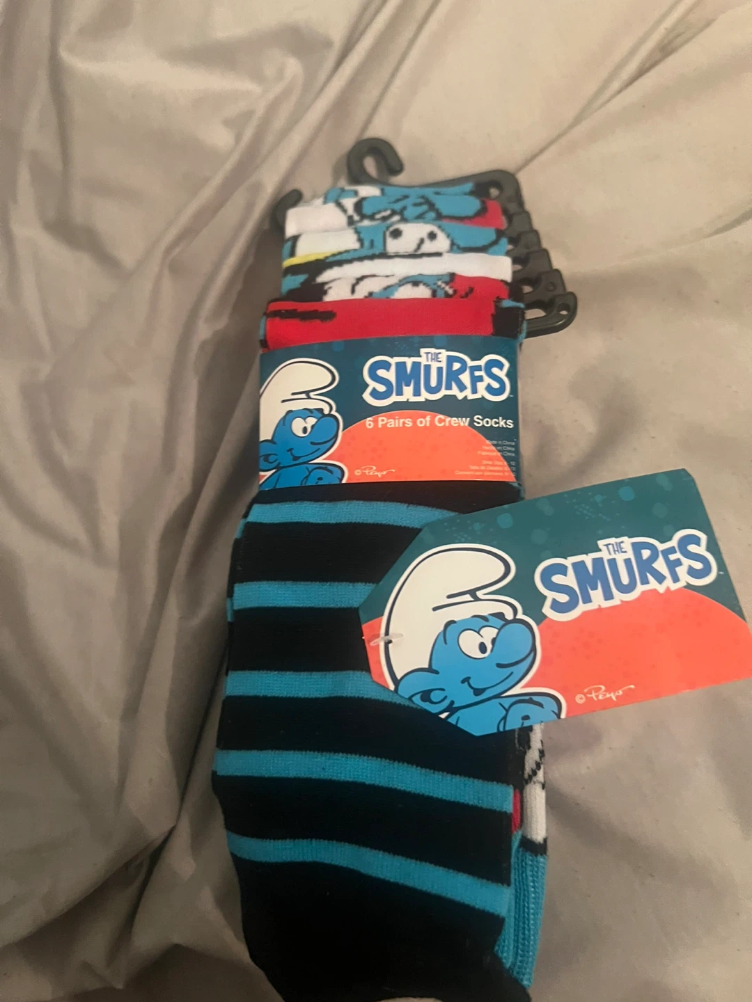 The Smurfs 6 Pairs of Crew Socks - photo 3