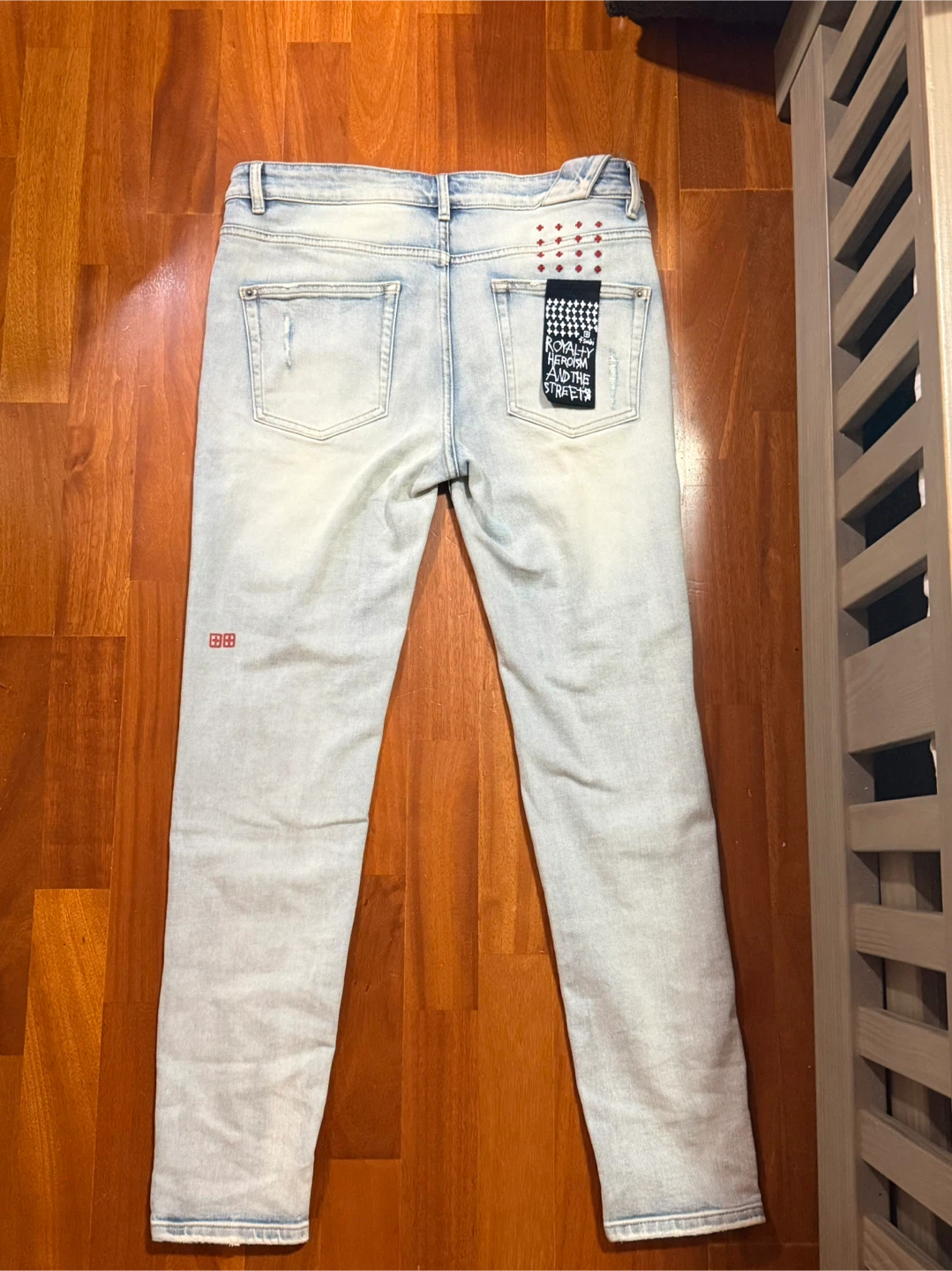 Ksubi Blue Chtitch Lion Jeans - photo 2