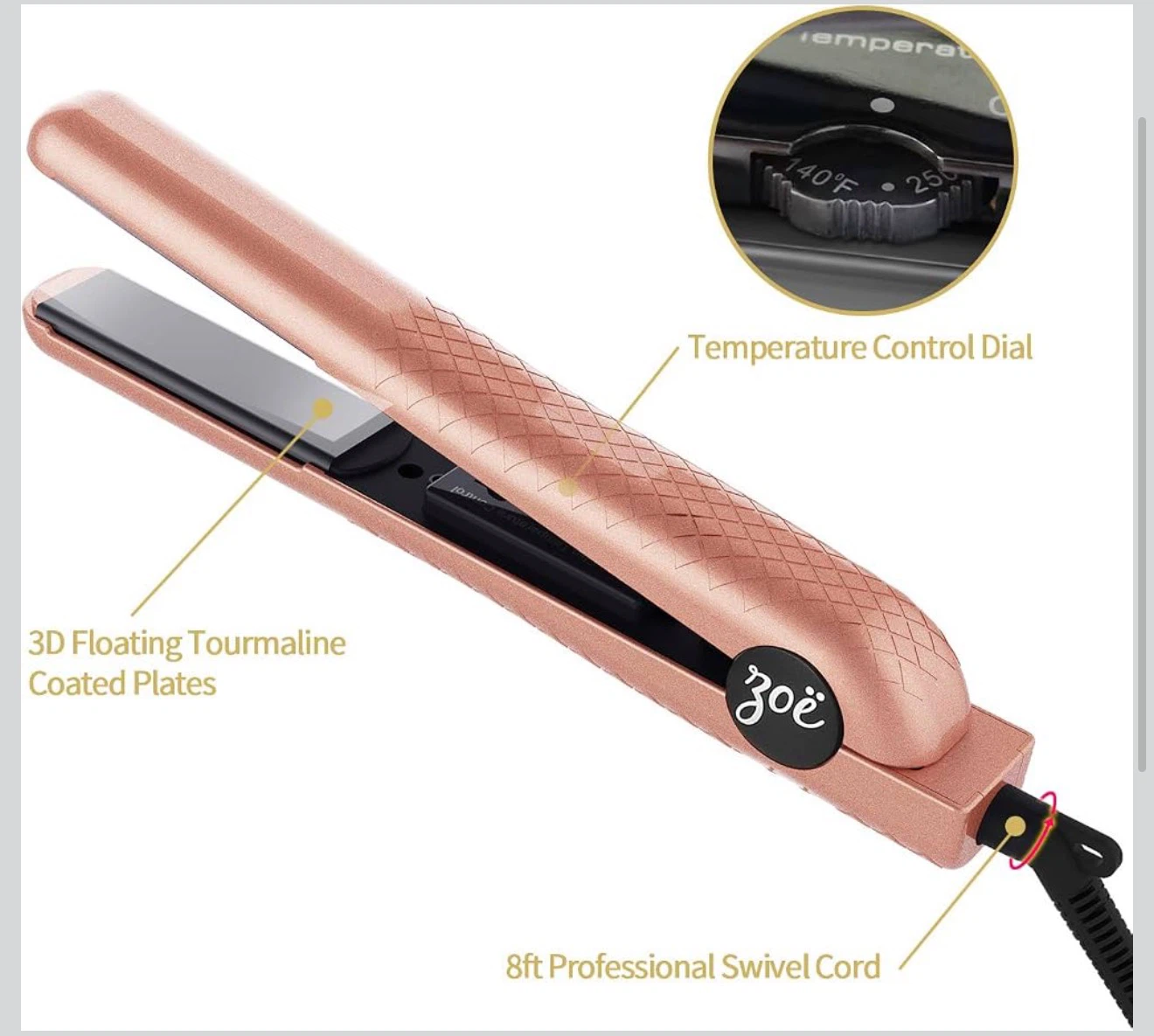 BRAND BEW!!! Professional 2 in 1 Nano Hair Straightener (1”) - photo 3