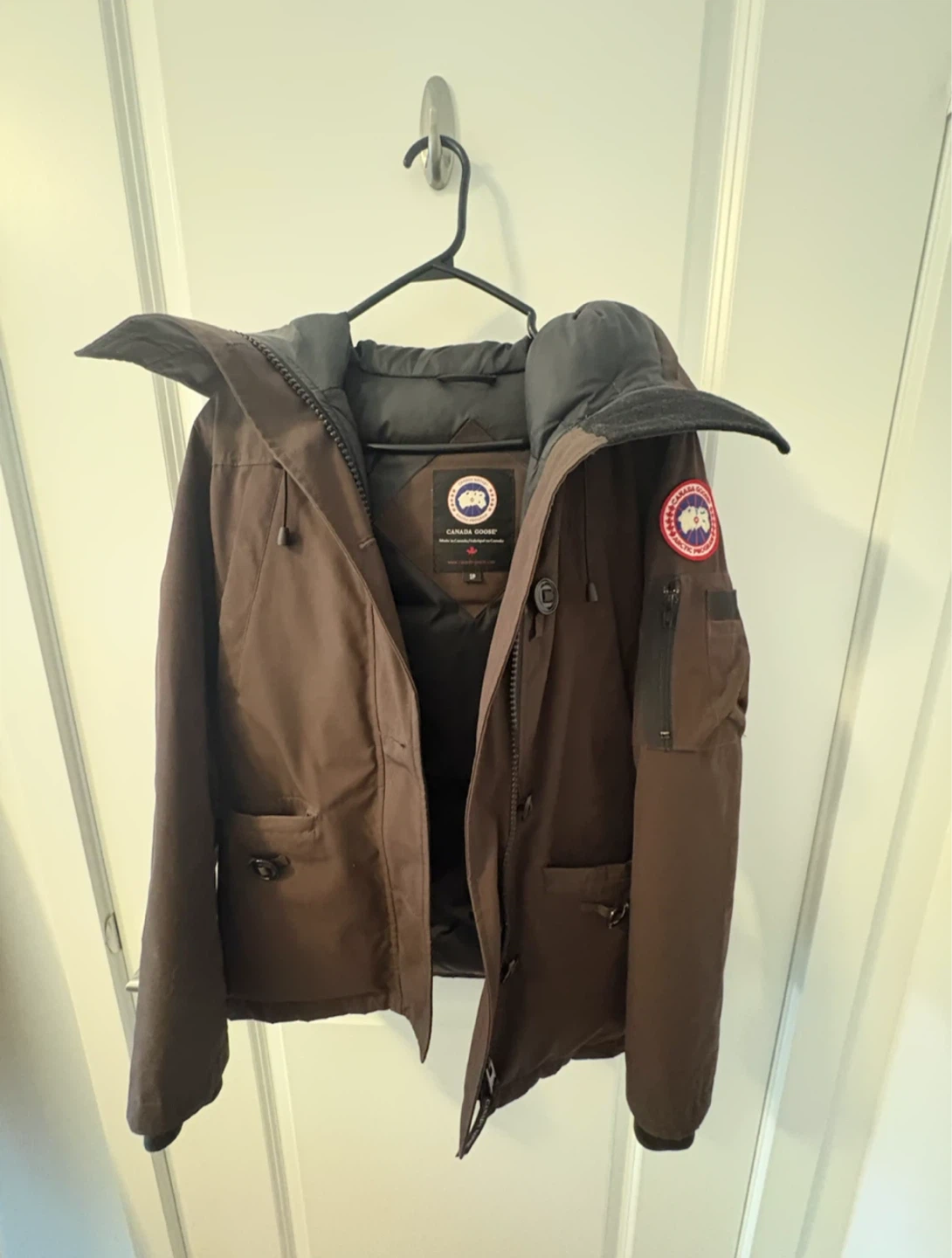 Women’s Canada Goose Small Brown Parka Jacket