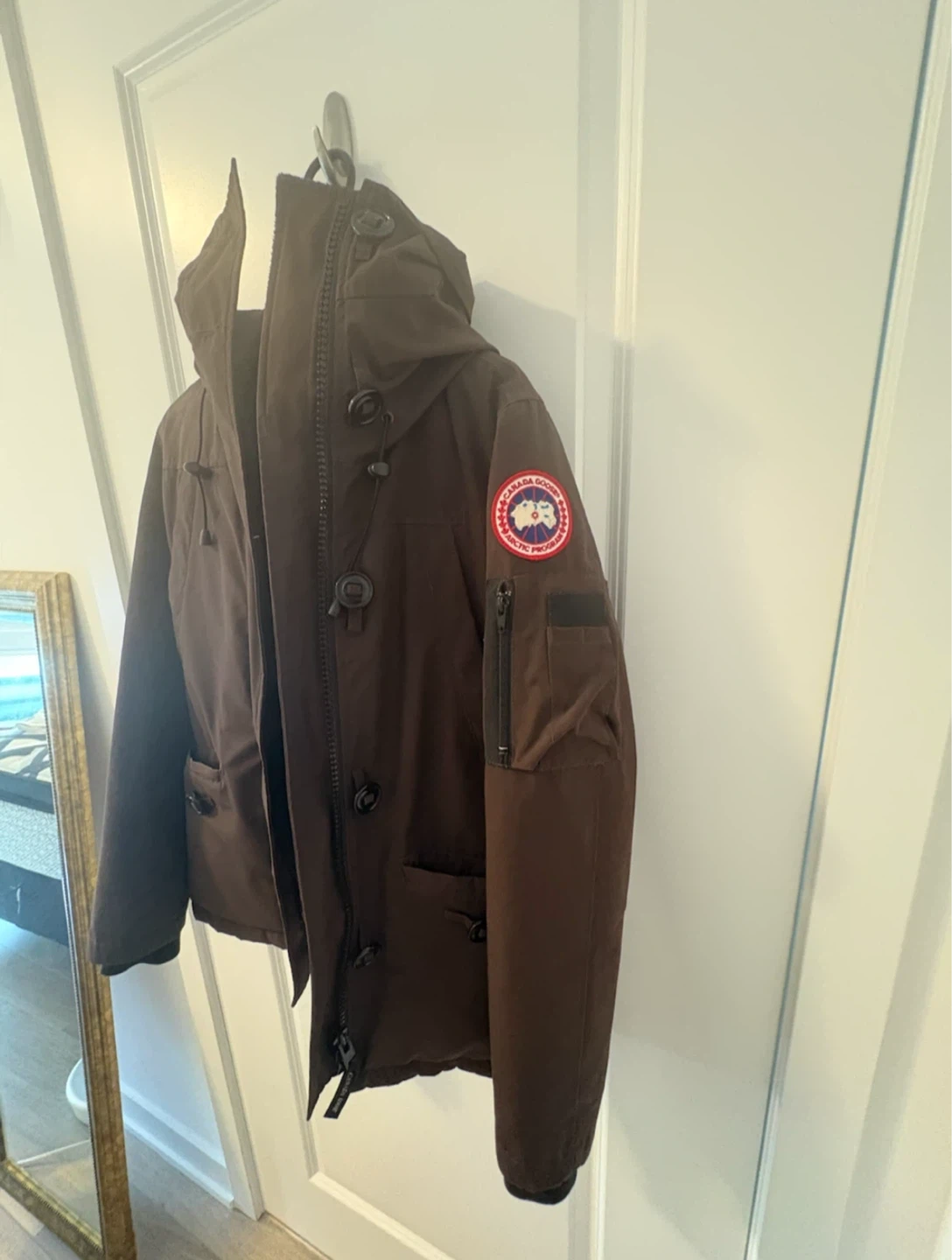 Women’s Canada Goose Small Brown Parka Jacket - photo 4