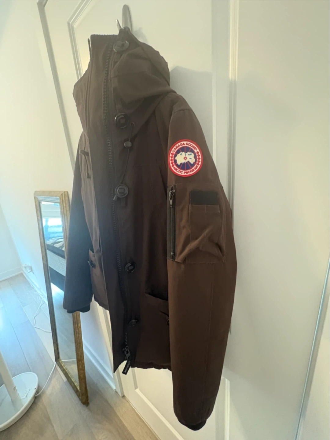 Women’s Canada Goose Small Brown Parka Jacket - photo 5