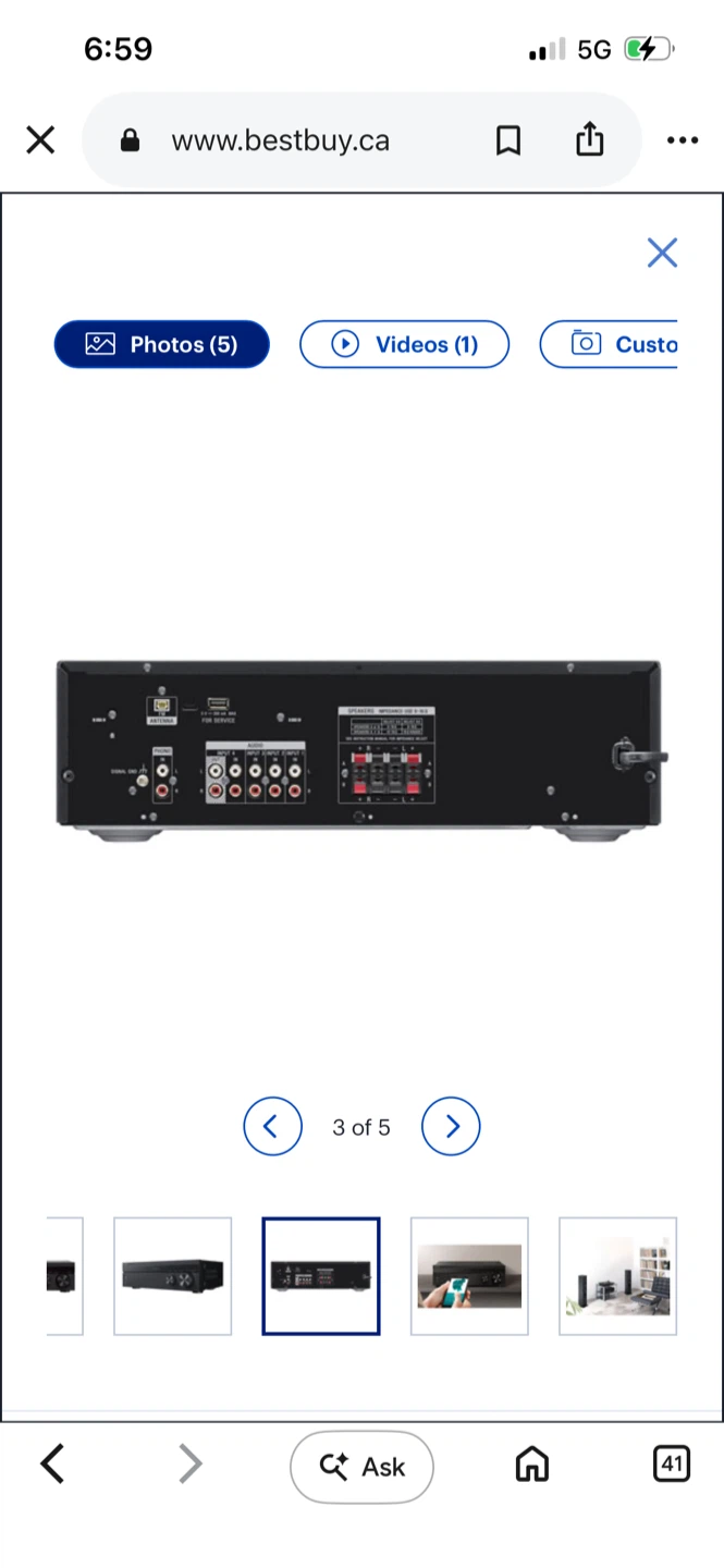 Sony STR-DH190 2.0 Bluetooth, A/B Speaker, Stereo Receiver - photo 3