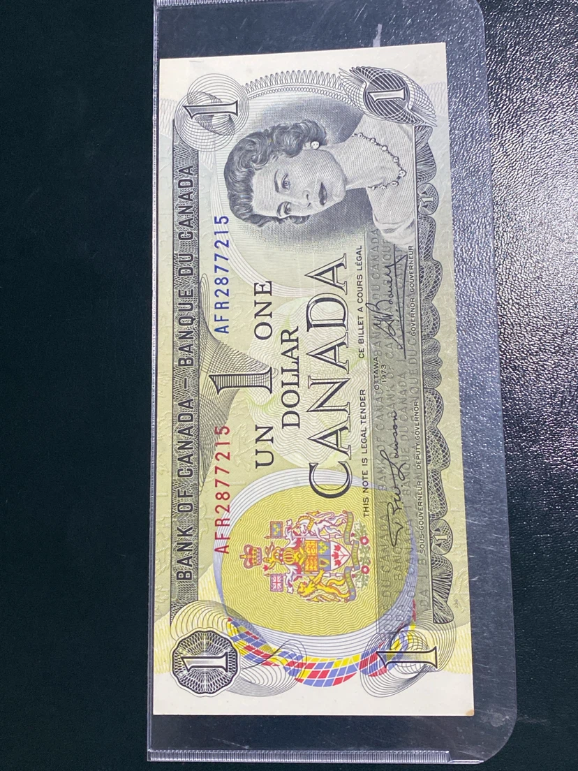 Bank of Canada $1 Bill - Queen Elizabeth II