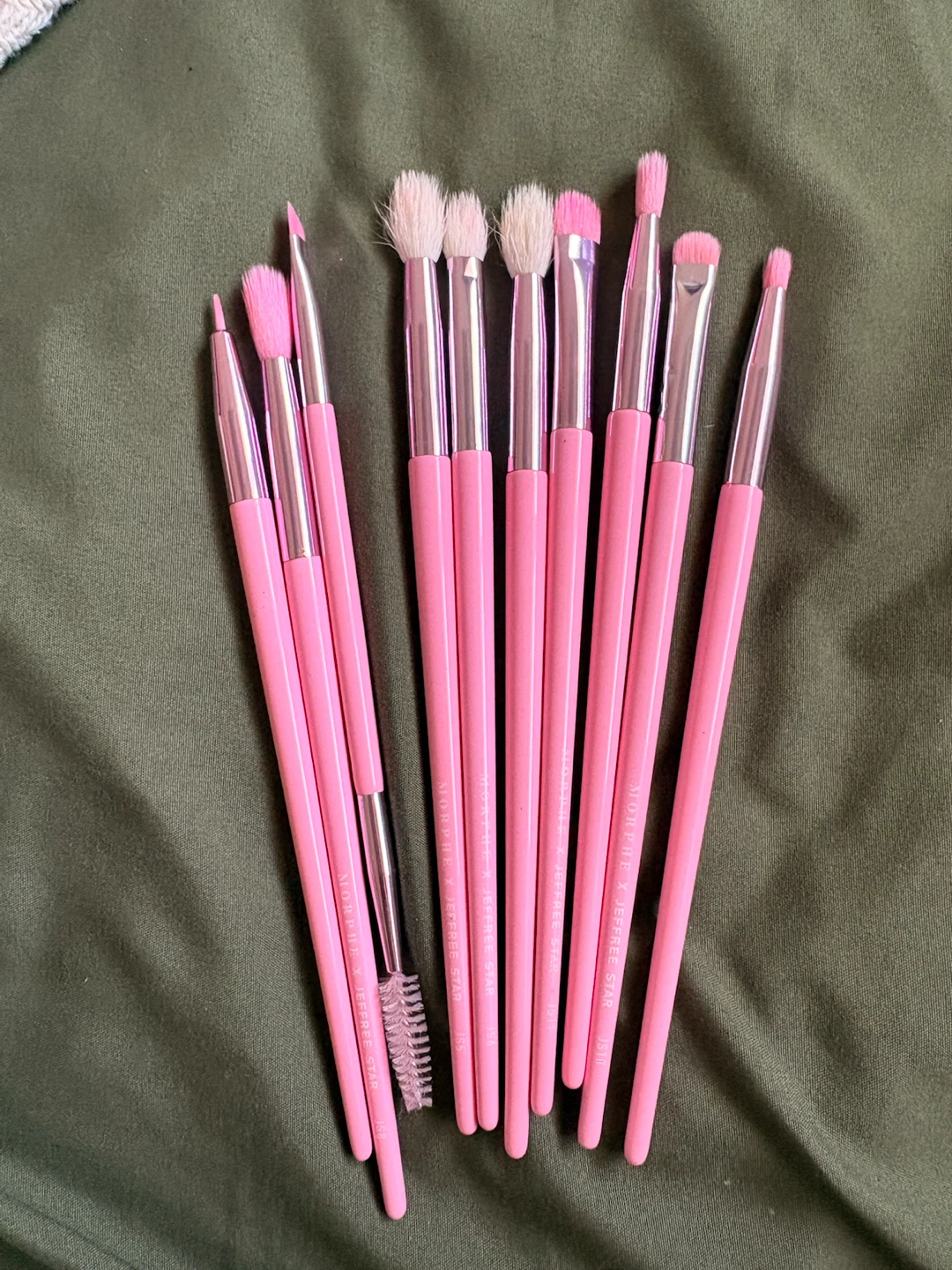 Morphe x Jeffree Star Makeup Brush Set with Pink Bag - photo 2