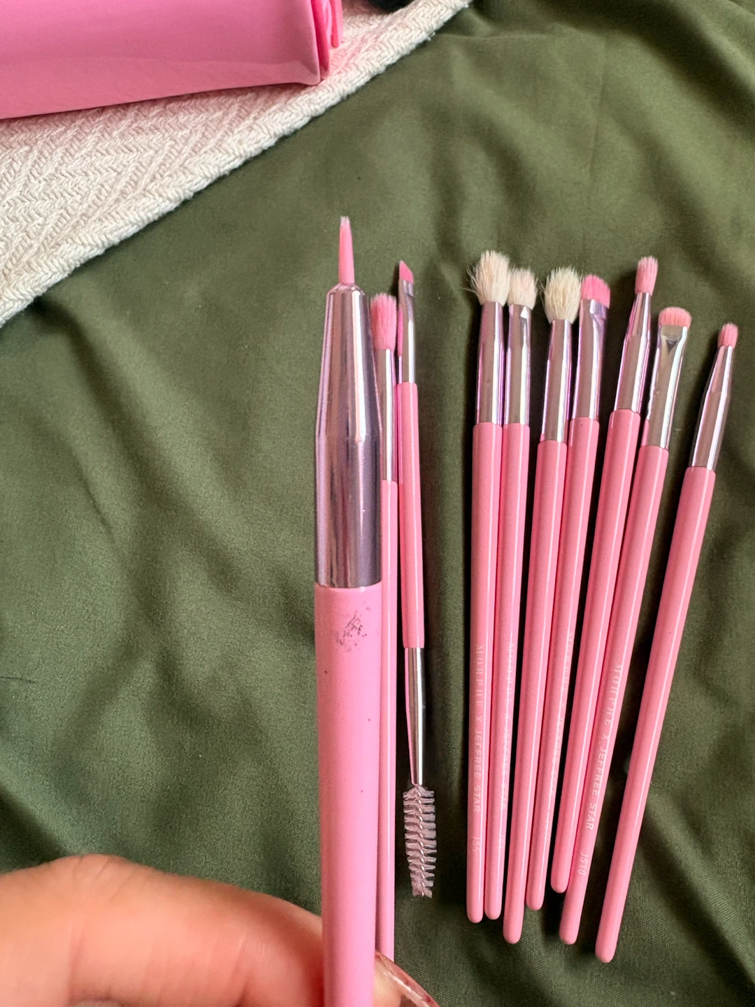 Morphe x Jeffree Star Makeup Brush Set with Pink Bag - photo 4