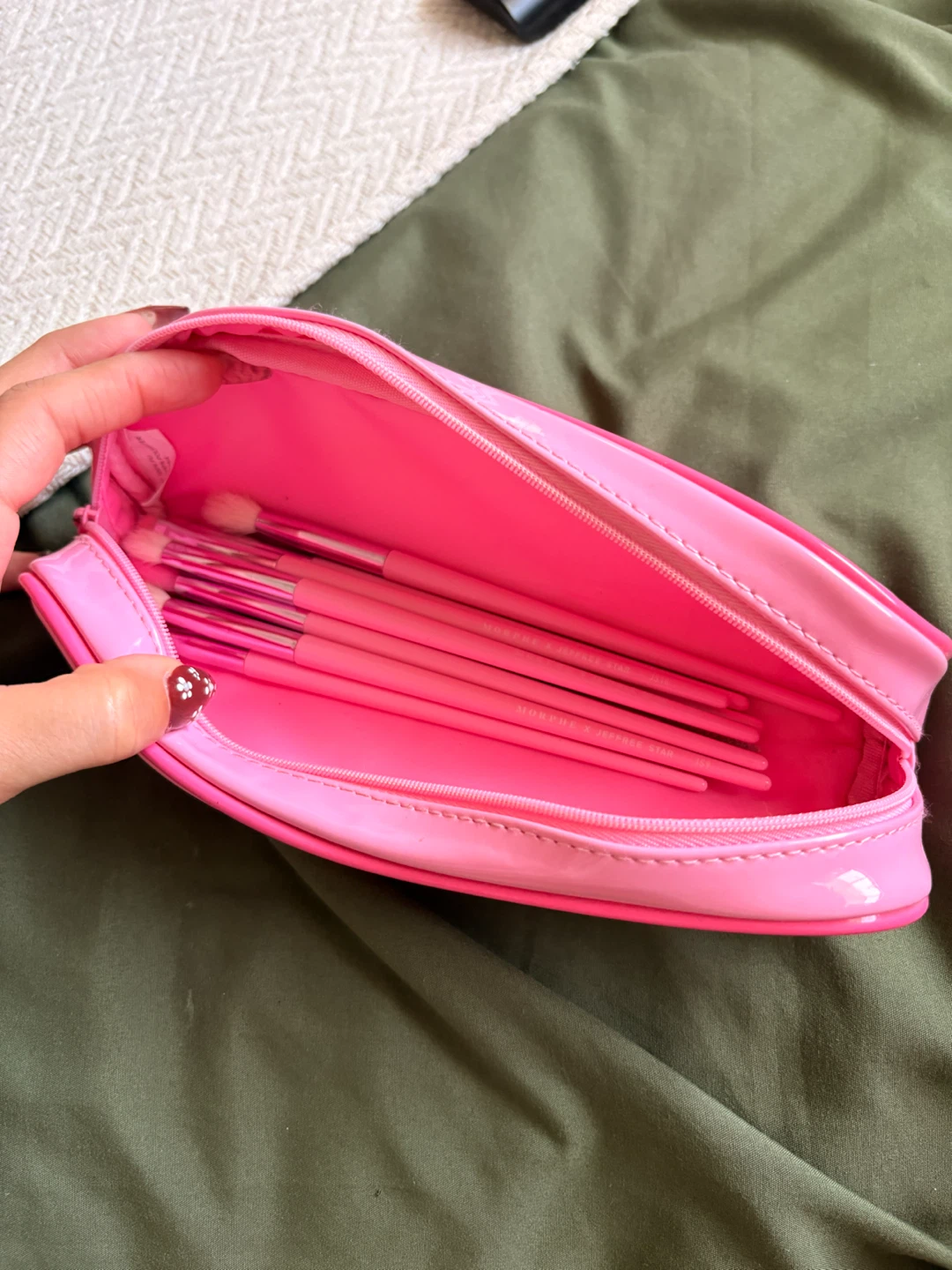 Morphe x Jeffree Star Makeup Brush Set with Pink Bag - photo 5