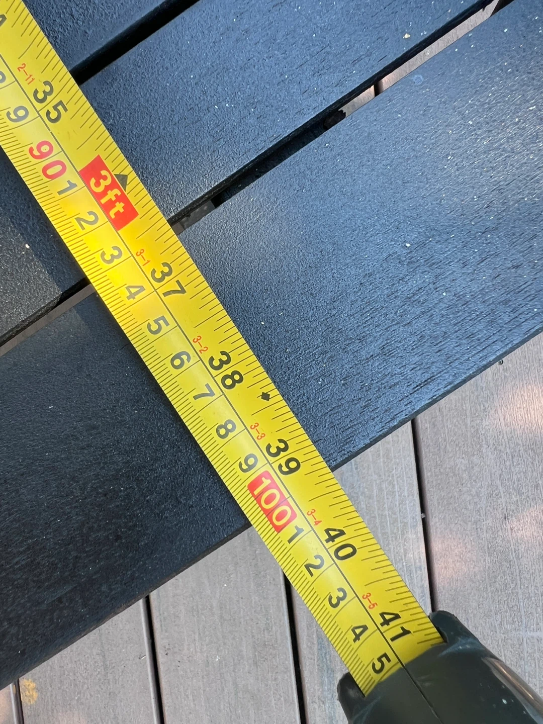Black Outdoor Coffee Table - photo 4