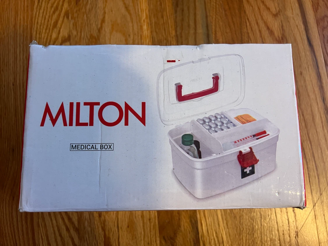 Milton Medical Box First Aid Kit