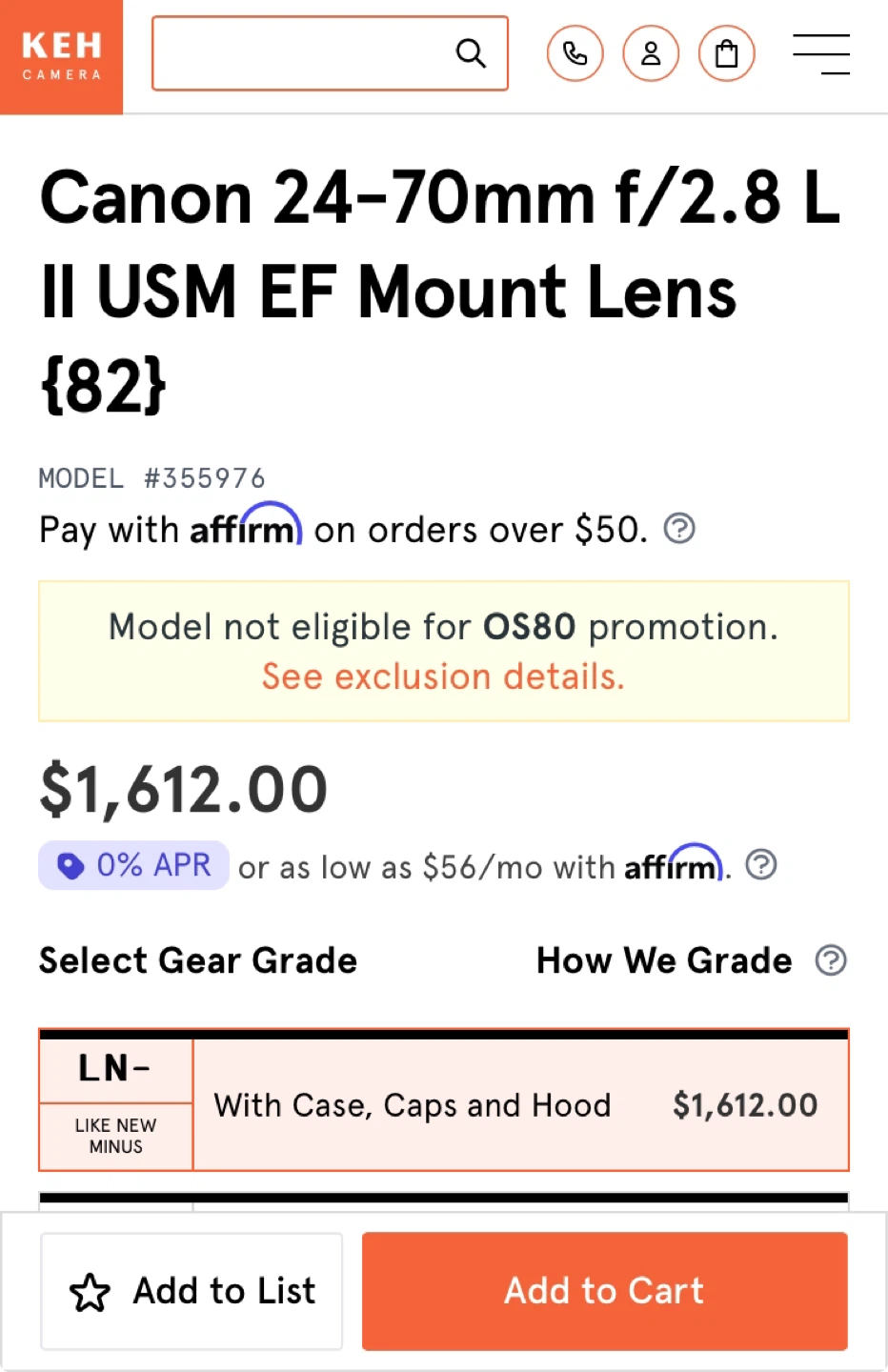 Canon 24-70mm f/2.8 L ii usm lens - photo 2