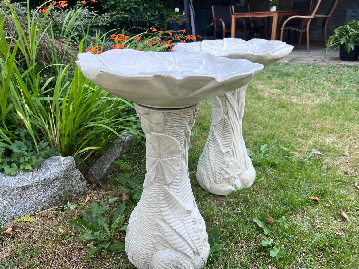 Pair of Decorative Bird Baths