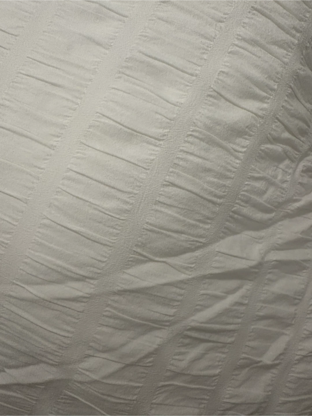 White Textured Duvet Cover Set - photo 3