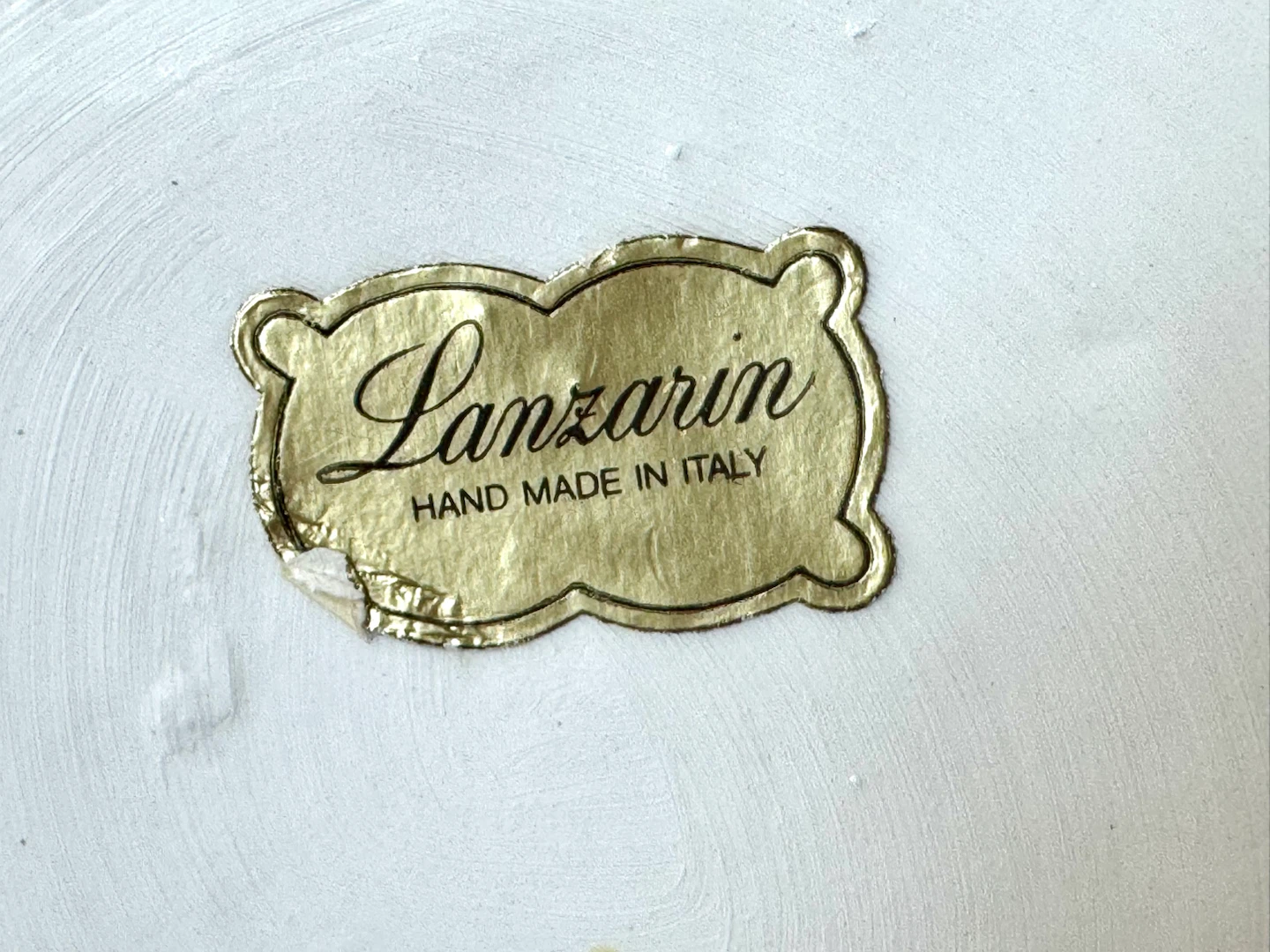 Vintage Lanzarin Handmade Italian Ceramic Fruit Basket - photo 2